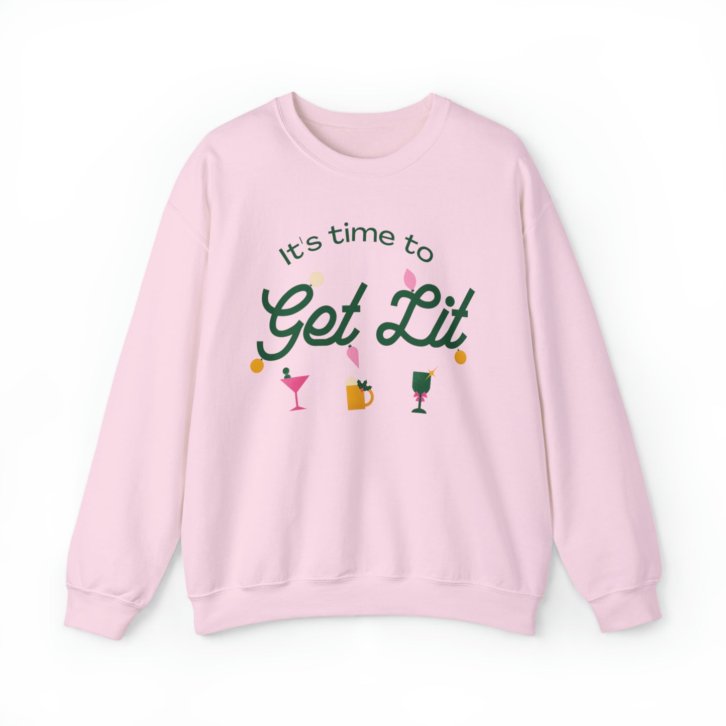 It's Time to get lit! Crewneck Sweatshirt