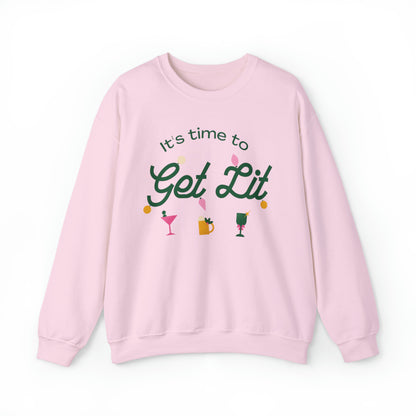 It's Time to get lit! Crewneck Sweatshirt