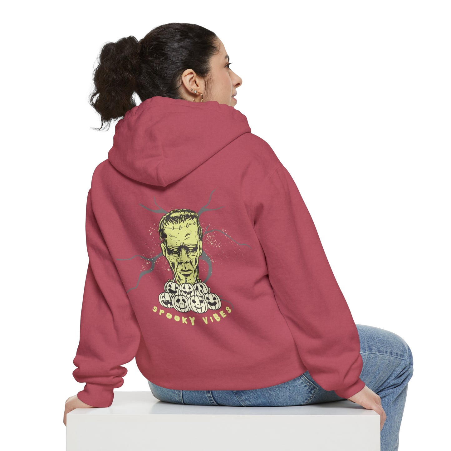 Spooky Vibes Frankenstein Hoodie