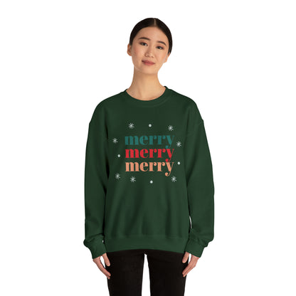 Merry, Merry, Merry Crewneck Sweatshirt