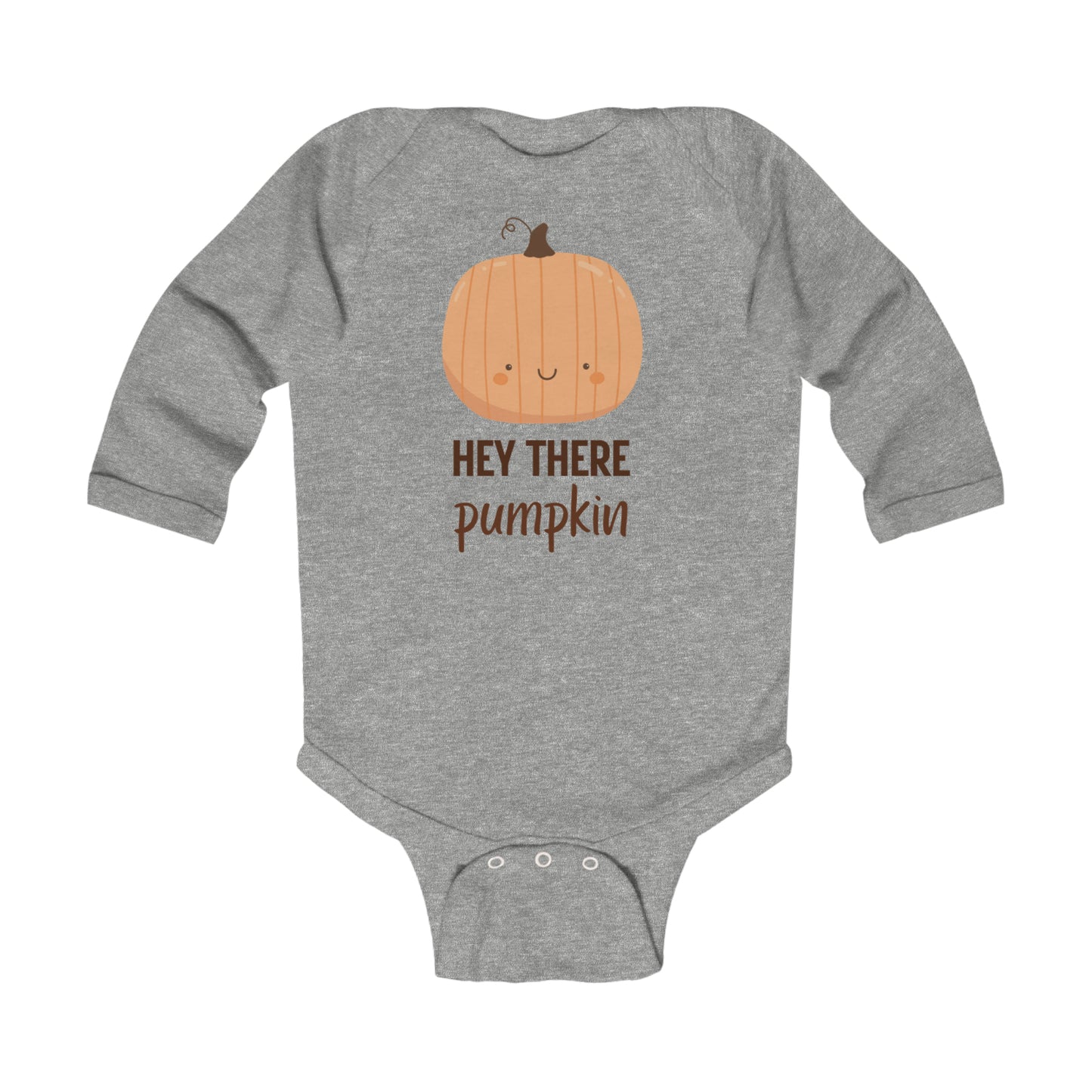 Hey There Pumpkin! Infant Long Sleeve Onesie