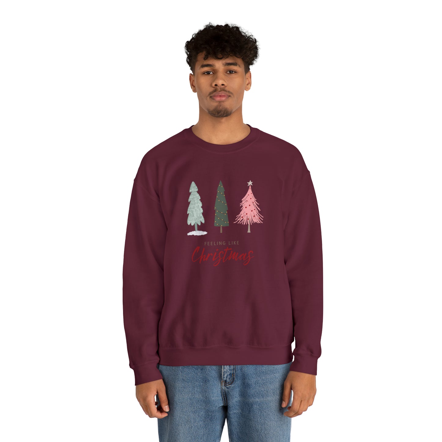 Feeling Like Christmas Crewneck Sweatshirt