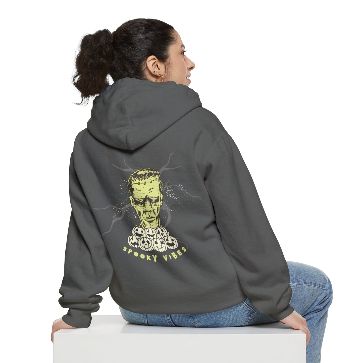 Spooky Vibes Frankenstein Hoodie