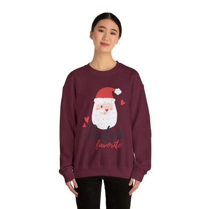 Santa's Favorite Crewneck Sweatshirt