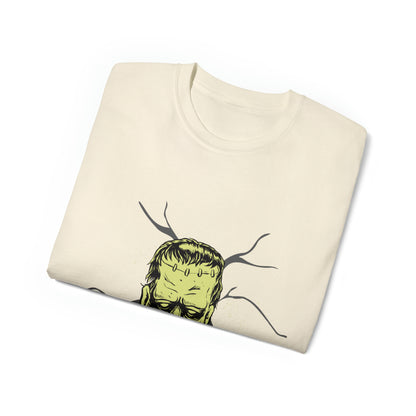 Spooky Vibes Frankenstein Cotton T-Shirt