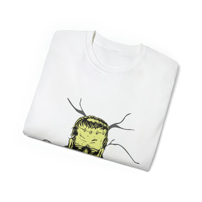 Spooky Vibes Frankenstein Cotton T-Shirt